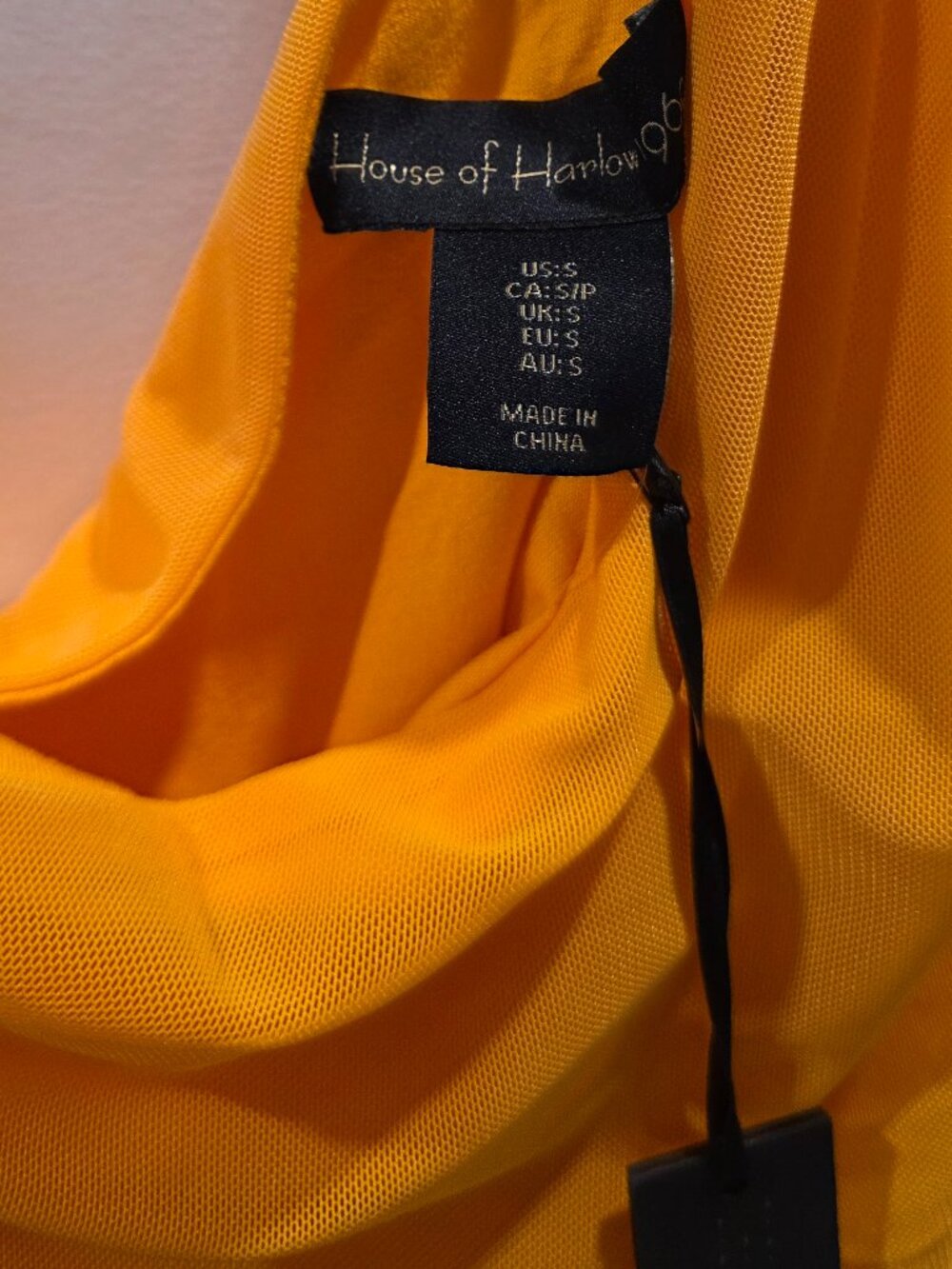 NWT House of Harlow Orange Mesh Skirt Set S - Picture 4 of 6